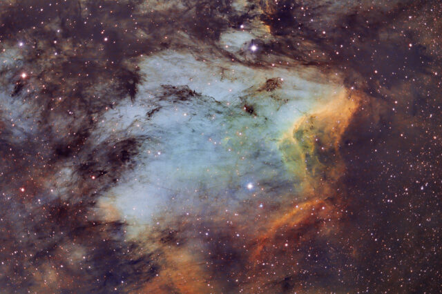 IC5070 Nébuleuse du Pélican en SHO