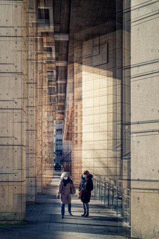 Cité judiciaire, Dijon, Exposition multiple