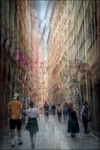 Rue du Boeuf, Lyon, Exposition multiple