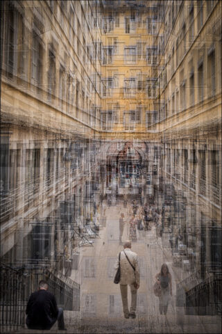 Passage Thiaffait, La Croix-Rousse, Lyon, Exposition multiple