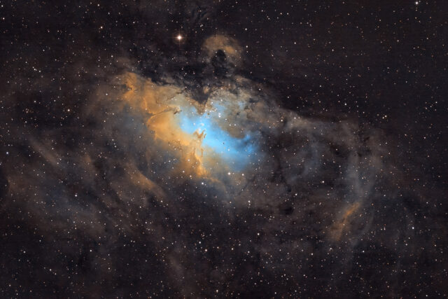 M16 Nébuleuse de l'Aigle en SHO