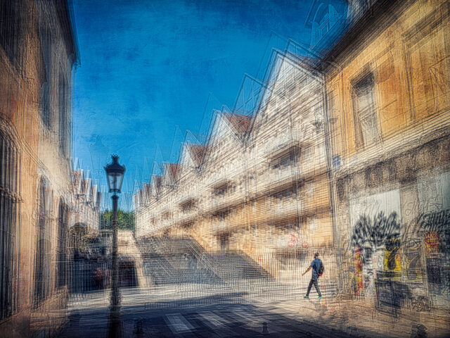 Rue Berbisey, Dijon, Exposition multiple