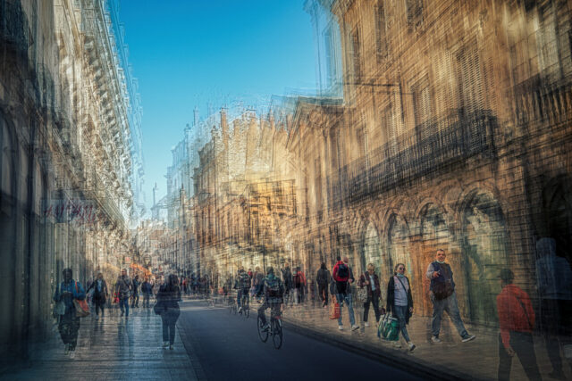 Rue des Forges, Dijon, Exposition multiple