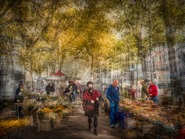 Quais de Saône, Lyon - Exposition multiple